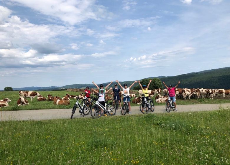 balade à vélo en famille