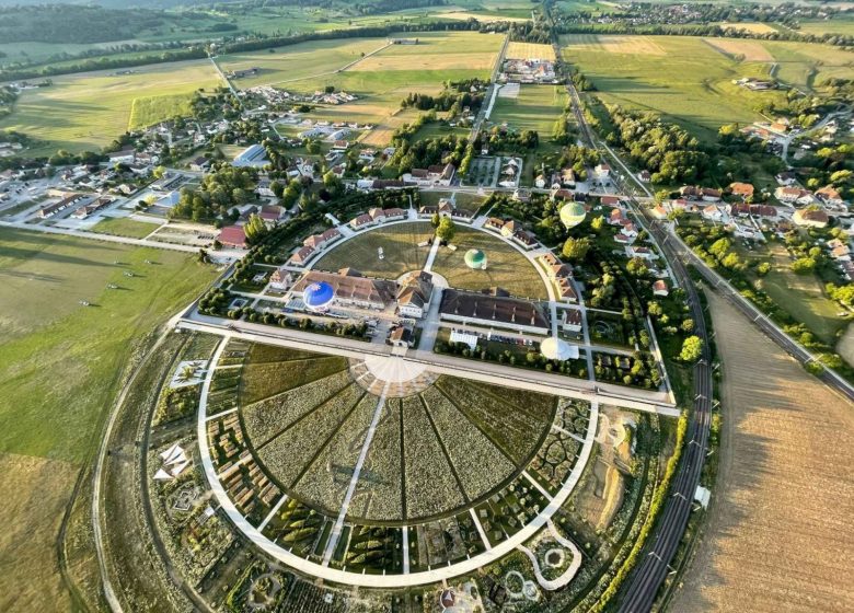 Vue du ciel Saline royale