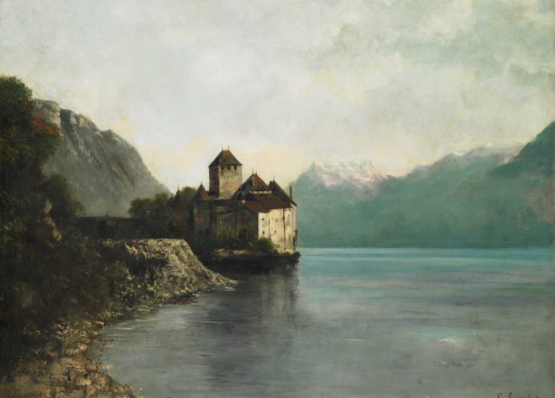 Gustave Courbet, Château de Chillon, Ornans, musée Courbet, dépôt Ville d’Ornans