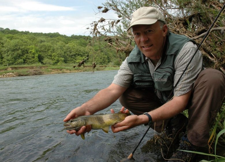 Stage de pêche à la mouche sur la Loue