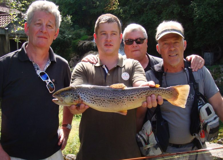 Stage de pêche à la mouche dans le Jura