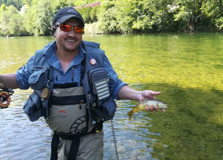 Stage de pêche à la mouche sur la Loue