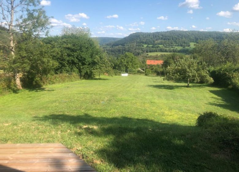 Superbe vue sur la terrasse